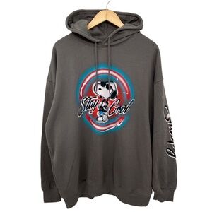 NWOT Snoopy Stay Cool Graffiti Hoodie Sweatshirt Men’s Small